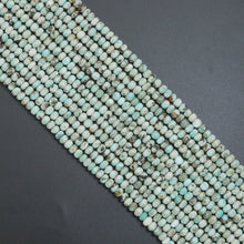 Load image into Gallery viewer, Genuine Larimar Rondelle Smooth Beads, 4x6mm/5x8mm, Sku#U1492
