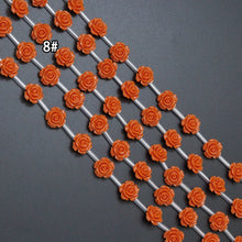 Load image into Gallery viewer, 12mm Rose Flower Beads, Sku#U2125