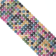 Load image into Gallery viewer, Natural Multicolor Jade 4mm Coin Shape, 16inch full strand, sku#U2248