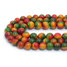 Load image into Gallery viewer, Rainbow Agate 12mm Round smooth beads, 16inch strand, sku#U2358