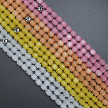 Load image into Gallery viewer, Natural Cat’s Eye Barrel Beads 8x10mm, 16inch full strands, sku#U2362