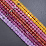 Natural Box-cut Cube 8x10mm jade Beads, 16inch full strands, sku#U2363