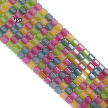 Load image into Gallery viewer, Natural Box-cut Cube 8x10mm jade Beads, 16inch full strands, sku#U2363