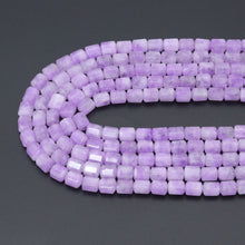 Load image into Gallery viewer, Natural Box-cut Cube 8x10mm jade Beads, 16inch full strands, sku#U2363
