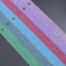 Load image into Gallery viewer, 2.5mm Cube Shape Cubic Zirconia Beads, 16inch full strand, sku#U2368