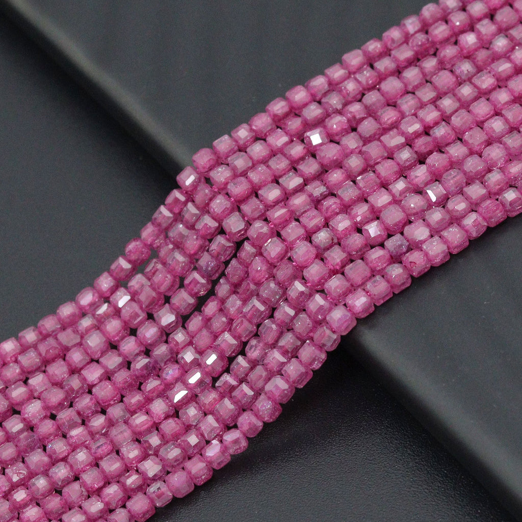 2.5mm Cube Shape Cubic Zirconia Beads, 16inch full strand, sku#U2368