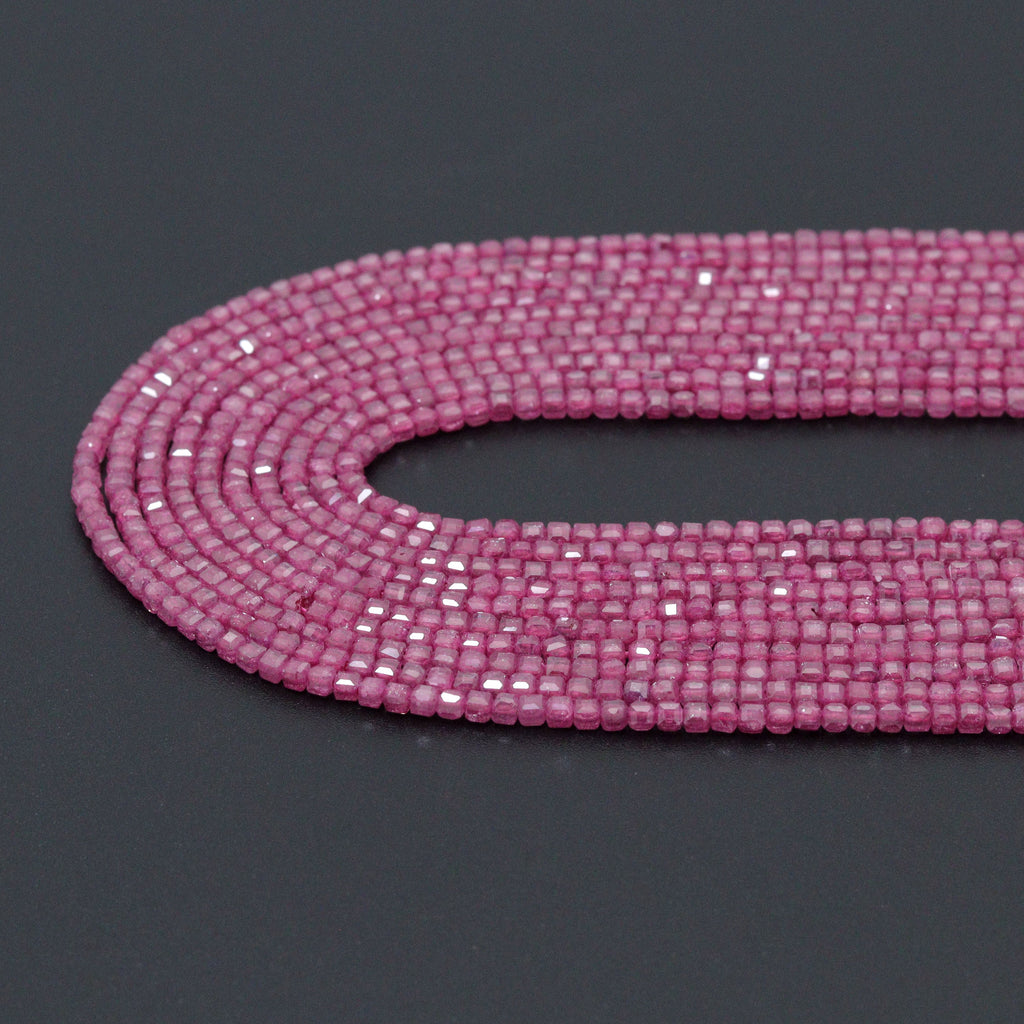 2.5mm Cube Shape Cubic Zirconia Beads, 16inch full strand, sku#U2368