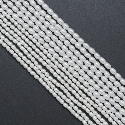 High Quality Rice Shape Swarovski Pearl Beads, U2380