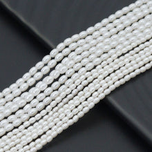 Load image into Gallery viewer, High Quality Rice Shape Swarovski Pearl Beads, U2380