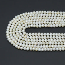Load image into Gallery viewer, 6-7mm Quality Natural Potato Freshwater Pearl Beads, Sku#U2420