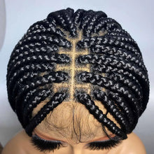 Load image into Gallery viewer, 36" Knotless Box Braids Full Lace Wig | Crochet Braids | Synthetic Braiding Hair | Black Women