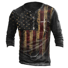 Load image into Gallery viewer, Motorcycle Rally Combat Skull Long Sleeved T Shirt Men's
