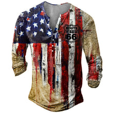 Load image into Gallery viewer, Motorcycle Rally Combat Skull Long Sleeved T Shirt Men's