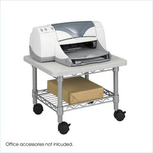 Load image into Gallery viewer, Under Desk Printer Stand Cart with Paper Shelf and Locking Casters