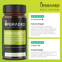 Load image into Gallery viewer, Upgraded T: Balance Hormones and Naturally Improve Your Testosterone Safely