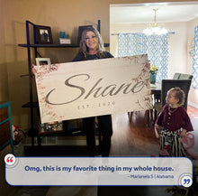 Load image into Gallery viewer, Family Name Sign