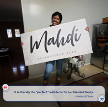 Load image into Gallery viewer, Family Name Sign IV