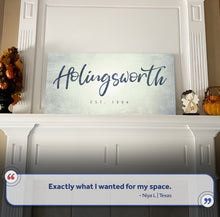 Load image into Gallery viewer, Family Name Sign V