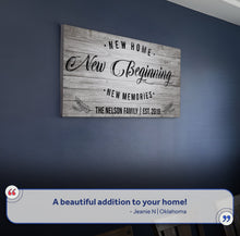 Load image into Gallery viewer, New Home Sign