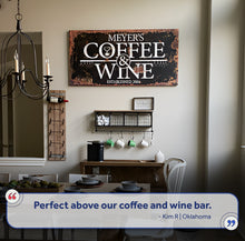 Load image into Gallery viewer, Coffee and Wine Sign III