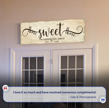 Load image into Gallery viewer, Home Sweet Home Sign VI