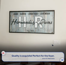 Load image into Gallery viewer, Family Wood Sign IV