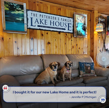 Load image into Gallery viewer, Family Lake House Arrow Sign