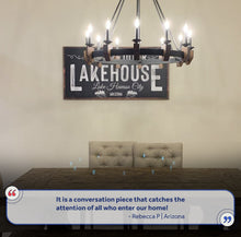 Load image into Gallery viewer, Welcome To Our Lakehouse Sign II