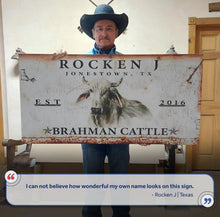 Load image into Gallery viewer, Brahman Cattle Sign II