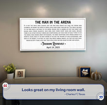 Load image into Gallery viewer, The Man In The Arena Sign VIII