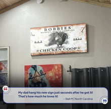 Load image into Gallery viewer, Chicken Coop Sign VI
