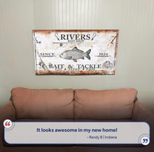 Load image into Gallery viewer, Bait and Tackle Sign III