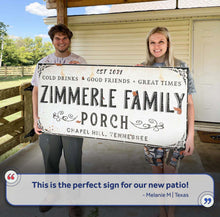 Load image into Gallery viewer, Family Patio Sign
