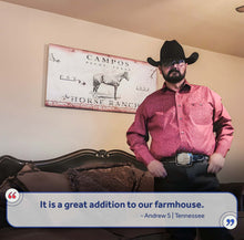 Load image into Gallery viewer, Rustic Horse Ranch Sign