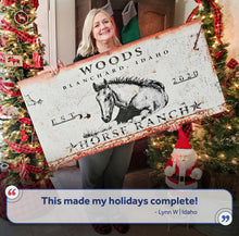 Load image into Gallery viewer, Rustic Horse Ranch Sign IV
