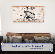 Load image into Gallery viewer, Rustic Horse Ranch Sign IV