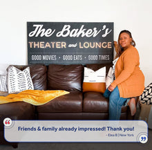 Load image into Gallery viewer, Family Theater and Lounge Sign III