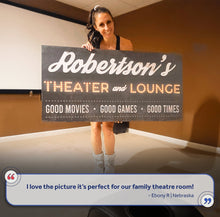 Load image into Gallery viewer, Family Theater and Lounge Sign III