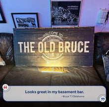 Load image into Gallery viewer, Beer Barrel Bar Sign: Custom Bar Signs for Home Bar – Ideal Man Cave Wall Decor &amp; Perfect Gift for Him