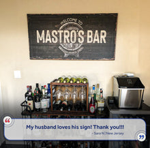 Load image into Gallery viewer, Beer Barrel Bar Sign