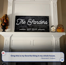 Load image into Gallery viewer, Family Name Sign V