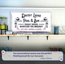 Load image into Gallery viewer, Personalized Rustic Pool And Bar Sign III