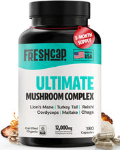 Load image into Gallery viewer, Organic Mushroom Complex Supplement Capsules