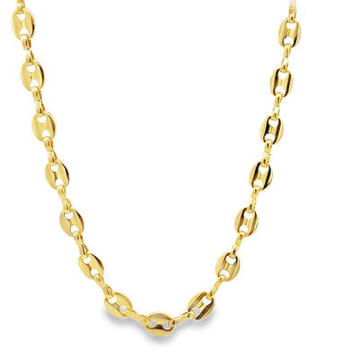6mm Thick Puffy Mariner Link Bracelet(H216A - I477)