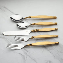Load image into Gallery viewer, Twisted Urban Flatware, 5-Pc. Place Setting