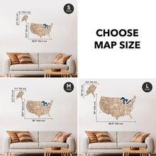 Load image into Gallery viewer, Wooden 3d Map of USA - Terra