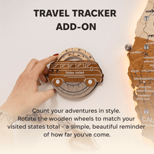 Load image into Gallery viewer, Travel Tracker 3D Wooden USA Map