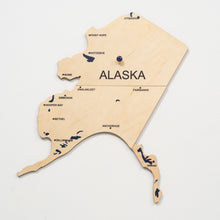 Load image into Gallery viewer, Wooden 3d Map of USA - Multicolor