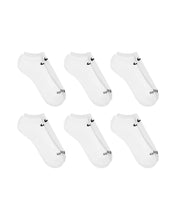 Load image into Gallery viewer, Nike 6-Pack Everyday Plus No Show Socks - White