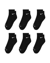 Load image into Gallery viewer, Nike 6-Pack Dri-Fit Cushioned Ankle Socks - Black